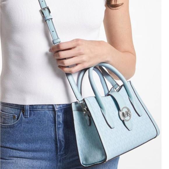 New Michael Kors Small Gabby Satchel Purse Bag - Picture 3 of 3